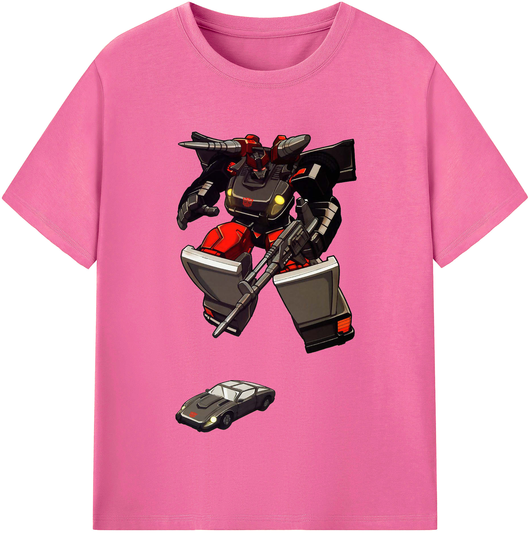（画像用）  レディースカジュアルプリントTシャツ（綿100％）